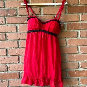 Pretty red nightie